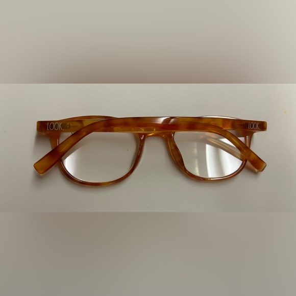 New Rae Dunn Readers 2.0 Magnification Golden Tortoise Frames Men's - Picture 7 of 12